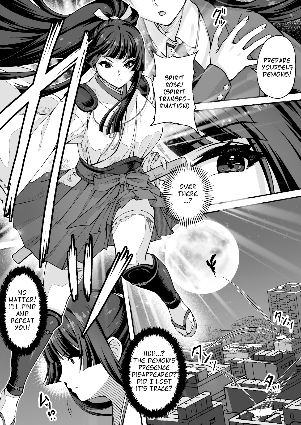 Hentai Manga Comic-The Master Demon Exorcist Doesn't Succumb to Tentacle Demon-Read-8